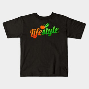 Vegetarian And Vegan Lifestyle - Go Vegan Kids T-Shirt